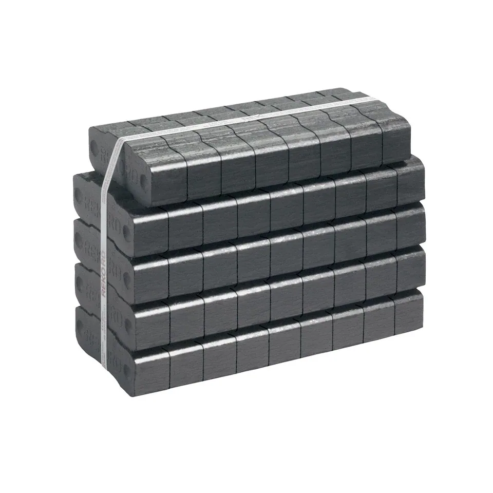 REKORD Braunkohlebriketts · Vorratspalette 900 kg (90 × 10 kg)